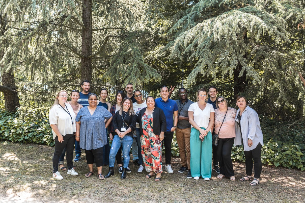 Photo de l'équipe de la mutuelle générale Saint Priest à près de Lyon